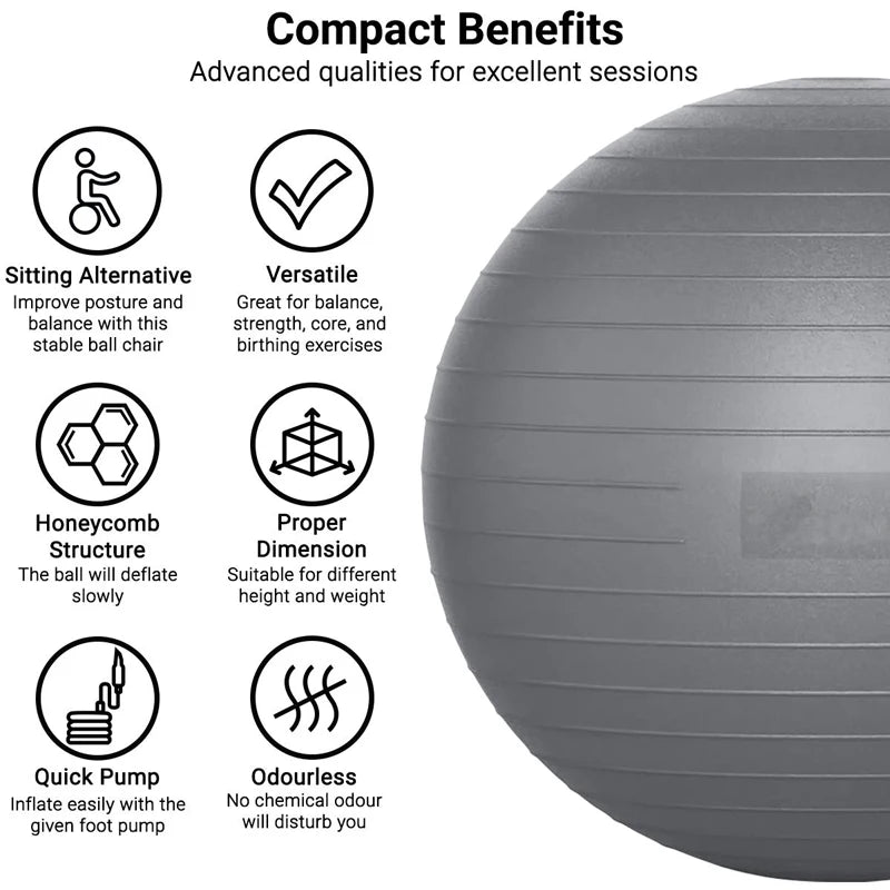 Ballon pilates securitaire de qualite professionnel