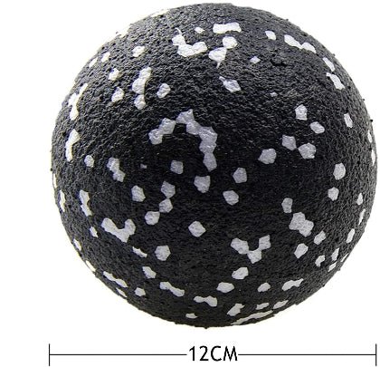Boule de massage noir de 12 centimetres