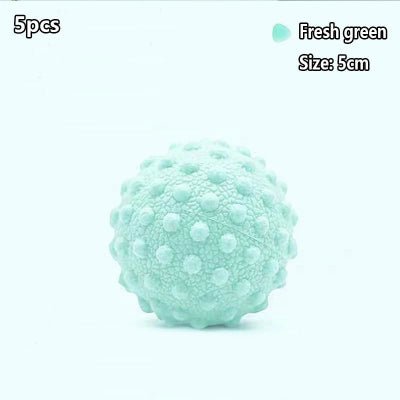 boule de massage verte de 5 centimetres