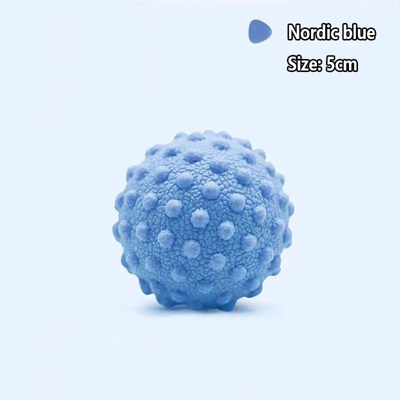 boule de massage couleur nordic blue de cinq centimetres
