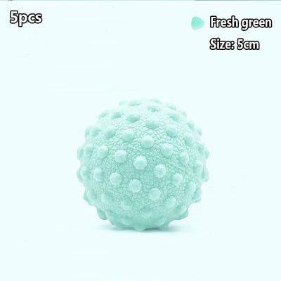 boule de massage verte de 5 centimetres