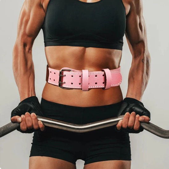 ceinture de force rose femme