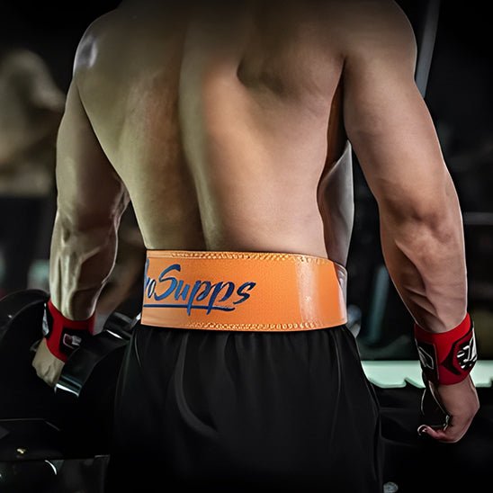 ceinture musculation orange