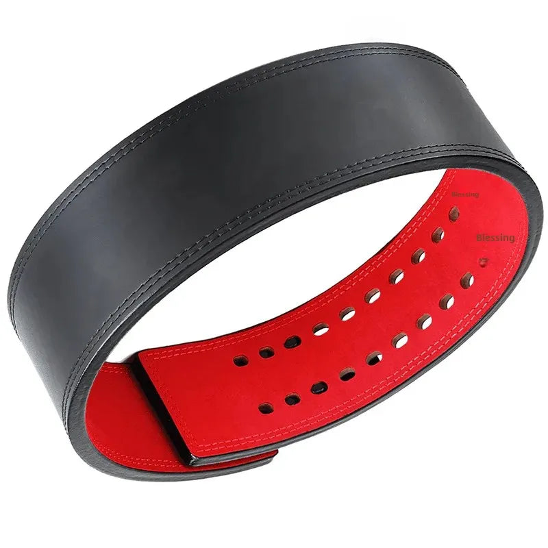 ceinture de force 13mm interieur rouge