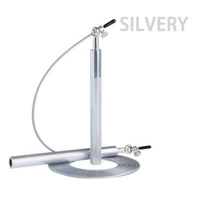 Corde a sauter couleur argent