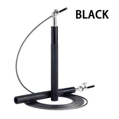 Corde a sauter couleur noir metal