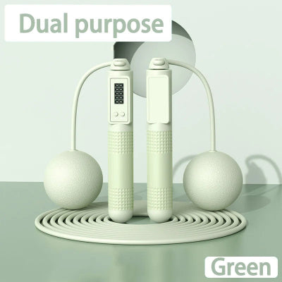 Double usage corde a sauter verte