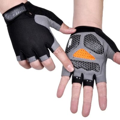 Gant musculation photo montrant les gants en couleur noir et gris