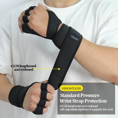 Gant musculation avec protection des poignets