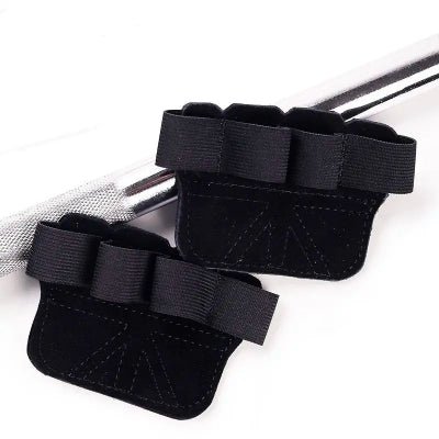 Gant musculation montrer en noir appuye sur ne basse entrainement