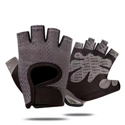 Gant pour musculation gris
