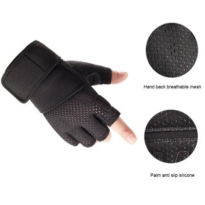 Gant pour musculation noir
