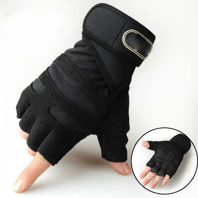 Gant musculation photo montrant gant noir ds et paume