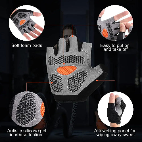Gant musculation photo montrant les particularités des gants