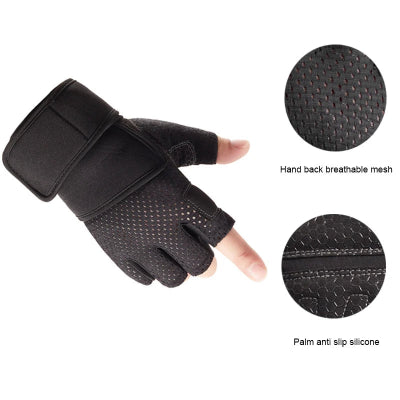Gant pour musculation noir