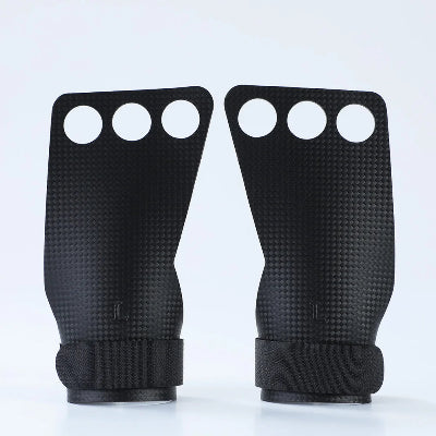 Gant de musculation en fibre de carbone montrer en noir