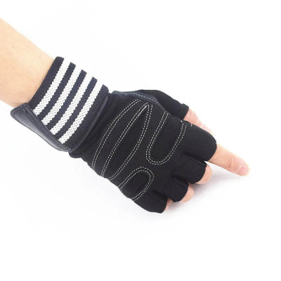 Gant pour musculation noir et blanc