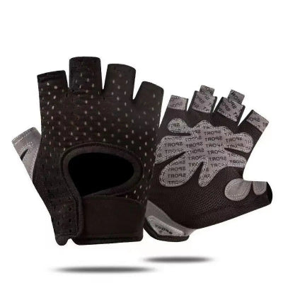 Gant pour musculation noir et gris
