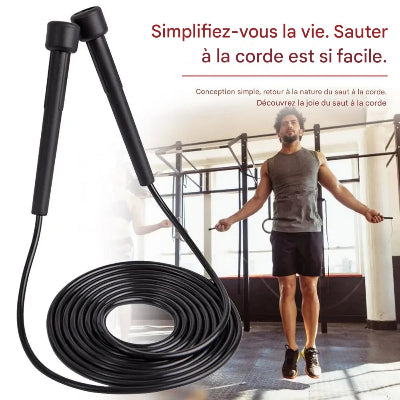 homme fait corde a sauter montre joie bienfaits saut corde