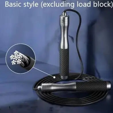 Corde a sauter professionnelle noir