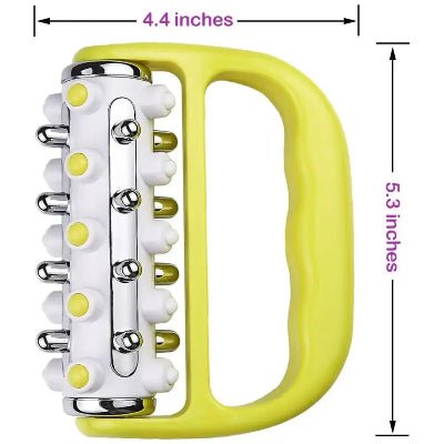 Rouleau de massage jaune dimension du produit