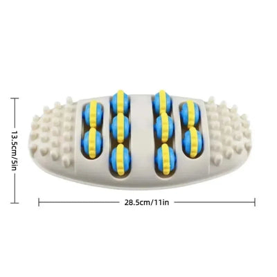 rouleau de massage pieds avec les dimensions longueur et largeur