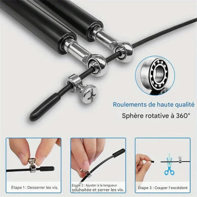 Roulement a billes haute qualite corde a sauter