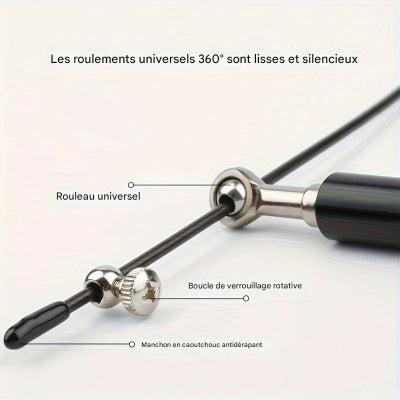 Roulement universels silencieux corde a sauter