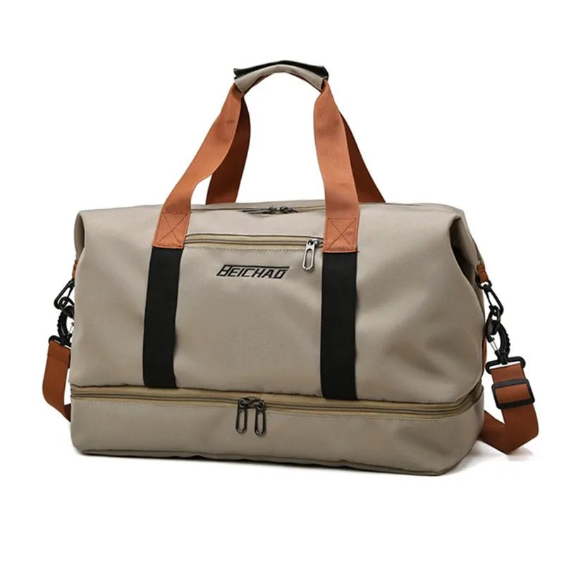 Sac sport et voyage-beige-La Zone Fitness