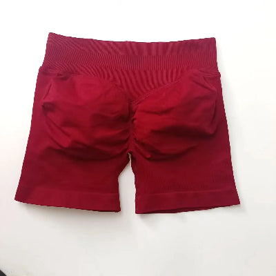 short entrainement femme couleur rouge