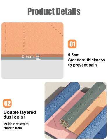 Tapis Pilates | Pilates, Yoga Mat - La Zone Fitness