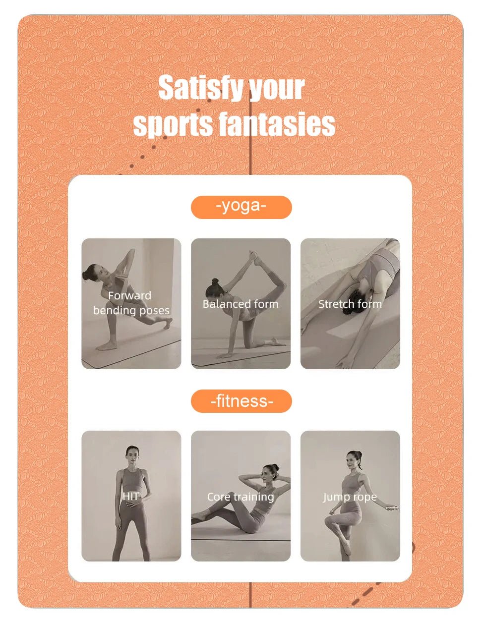 Tapis Pilates | Pilates, Yoga Mat - La Zone Fitness