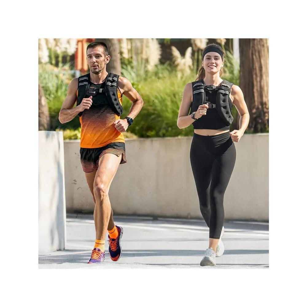 Gilet lesté 5,4 kg – Fitness, Marche & Entraînement à Domicile