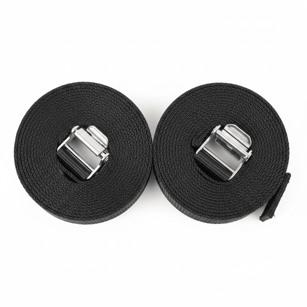 Sangles nylon boucles métalliques anneaux gymnastique