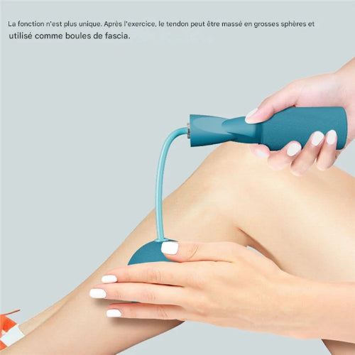 Corde a sauter sans fil avec boule massage