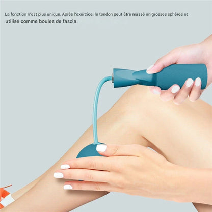 Corde a sauter sans fil avec boule massage