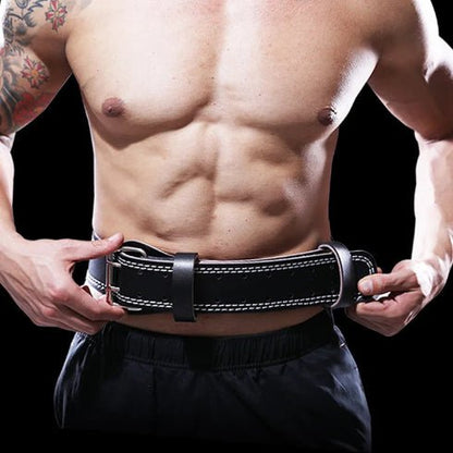 ceinture de force noir boucle ajustement double