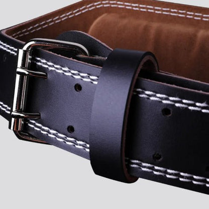 ceinture de force noir boucle double