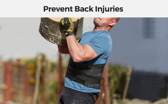 Ceinture lombaire pour prévenir les blessures au dos et assurer un soutien adéquat lors des activités physiques.