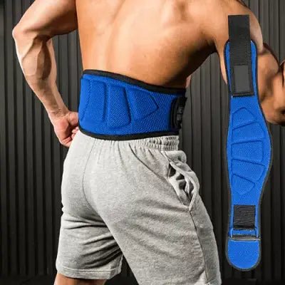 Ceinture pour la musculation - FitnessWaistBelts™ - Bleu - La Zone Fitness