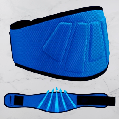 Ceinture pour la musculation - FitnessWaistBelts™ - Bleu - La Zone Fitness