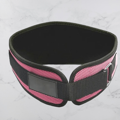 Ceinture pour la musculation - FitnessWaistBelts™ - Rose - La Zone Fitness