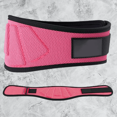 Ceinture pour la musculation - FitnessWaistBelts™ - Rose - La Zone Fitness