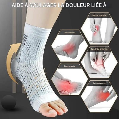 Chaussettes de compression pour facilite plantaire