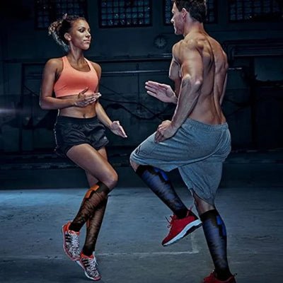 Chaussette de compression unisexe couple entrainement