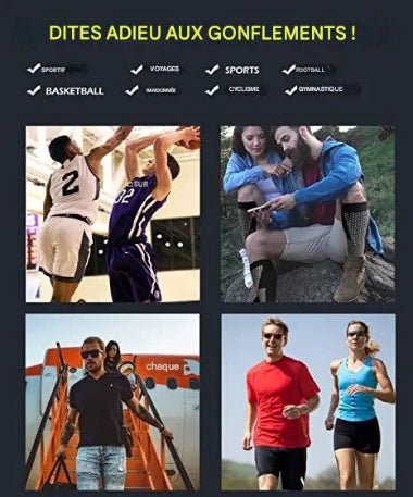 Chaussette de compression comfortable multisport