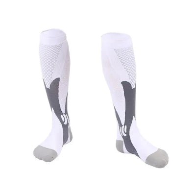 Chaussette de compression blanche
