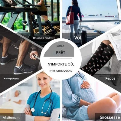 Chaussettes de compression sport travail