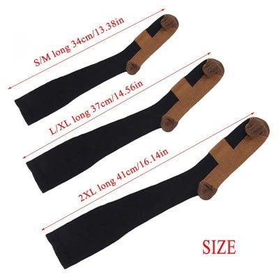 Chaussettes de compression noir pointures varier