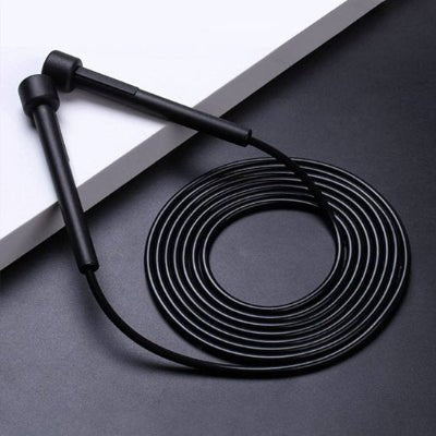 Corde a sauter fitness noir